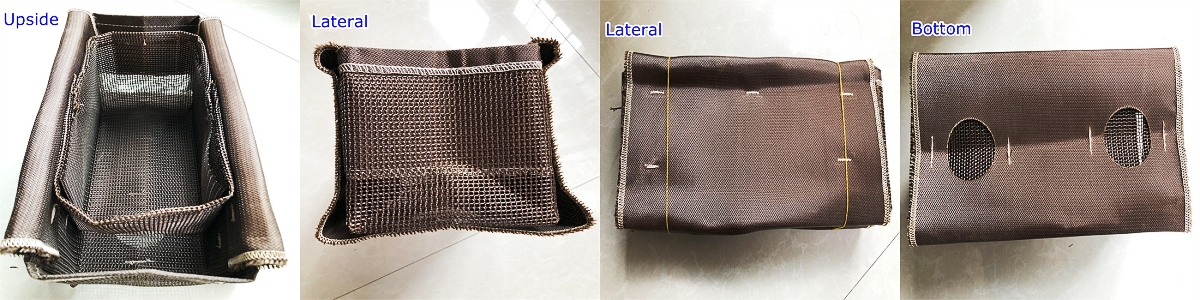 Fiberglass Combo Shunt Filtration Bag For Aluminium Casting