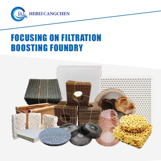 Professional manufacturer of foundry casting filtration products