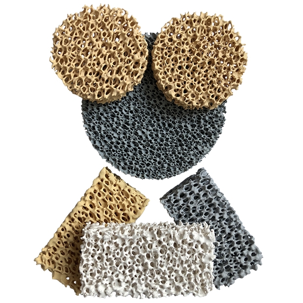 SIC Alumina Zironnia ceramic foam filters manufacturer and exporter