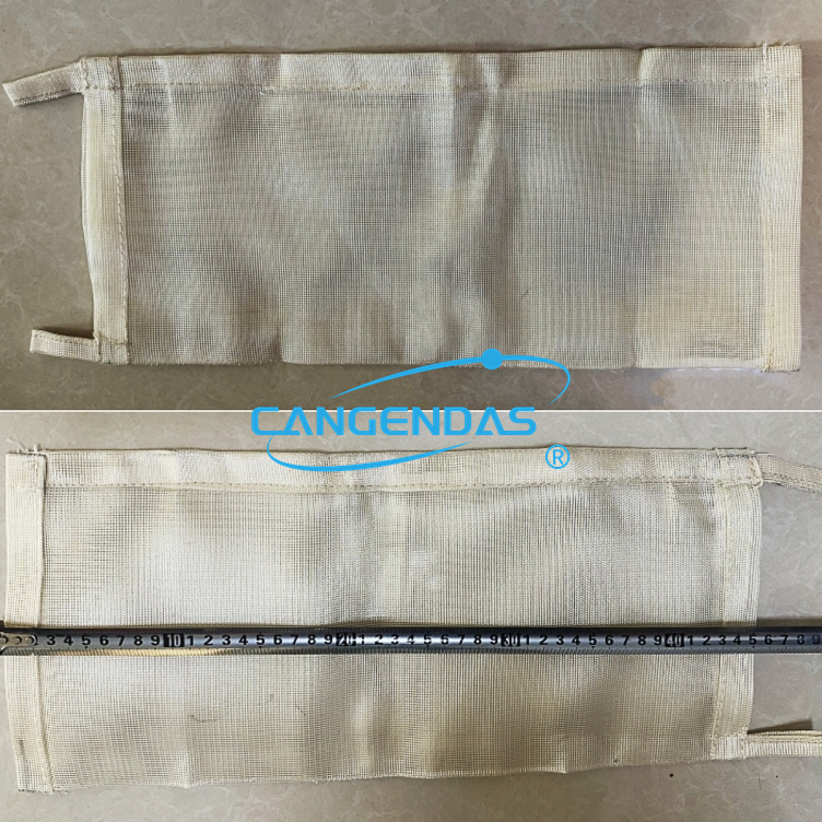 Fiberglass filter bag for aluminium filtration use