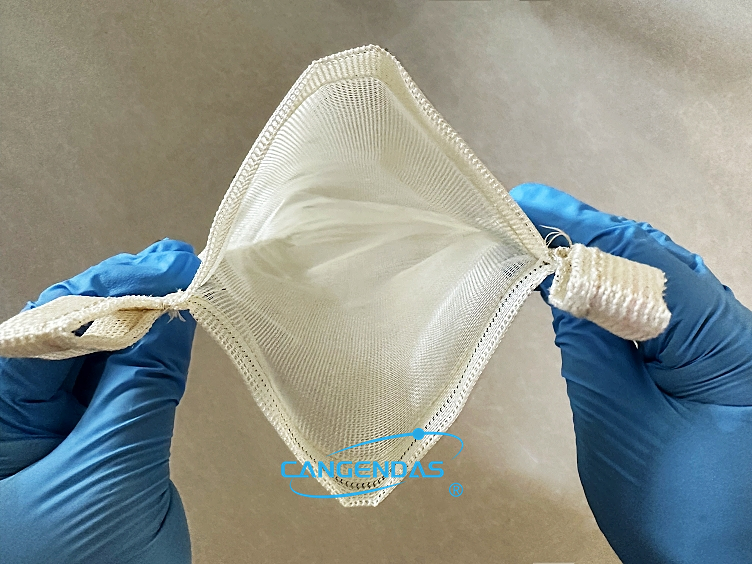 Fiberglass filter bag for aluminium filtration use