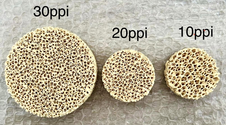 Zirconia ceramic foam filters for steel castings filtration