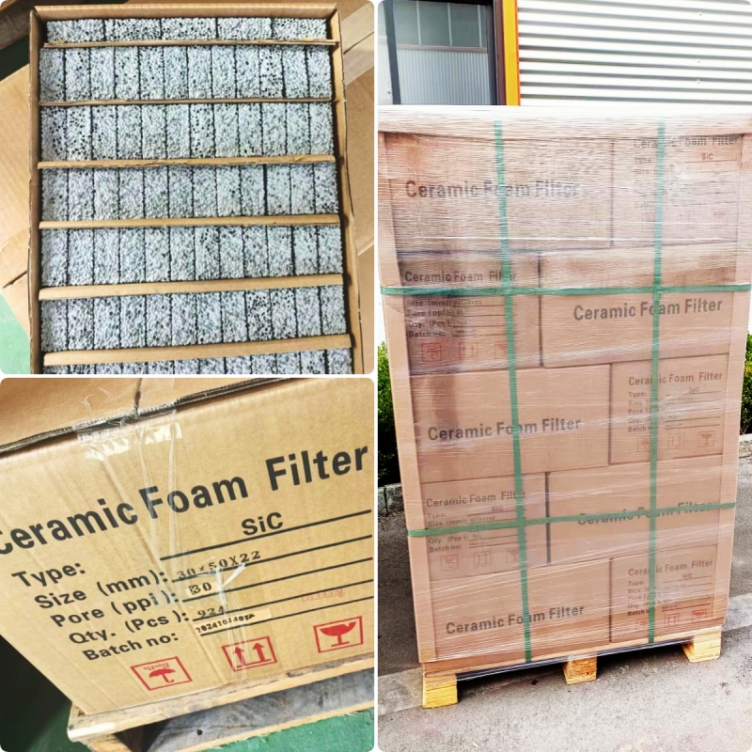 Premium SIC Ceramic Foam Filters For Australia Client