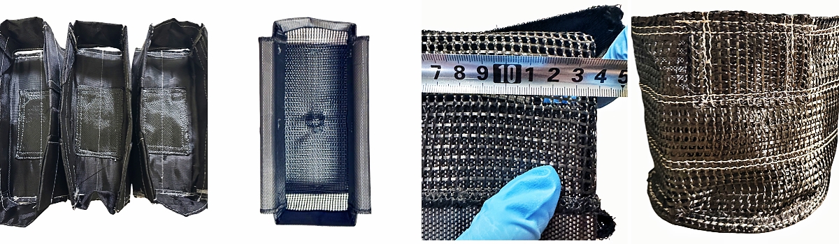 Soft Carbon Fiber Filter Bag For High Precision Aluminum Liquid Filtration