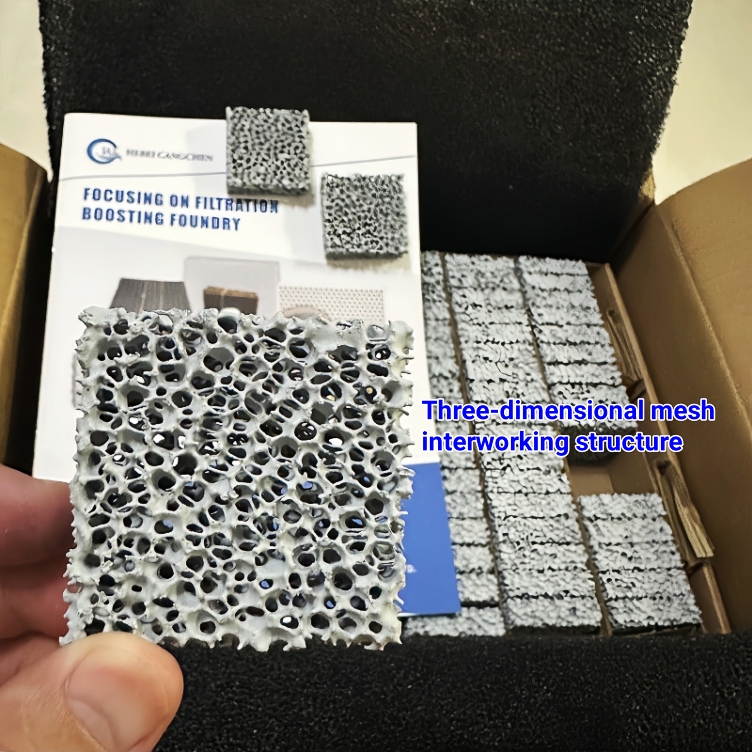 SIC (silicon carbide) ceramic foam filters for Iron casting