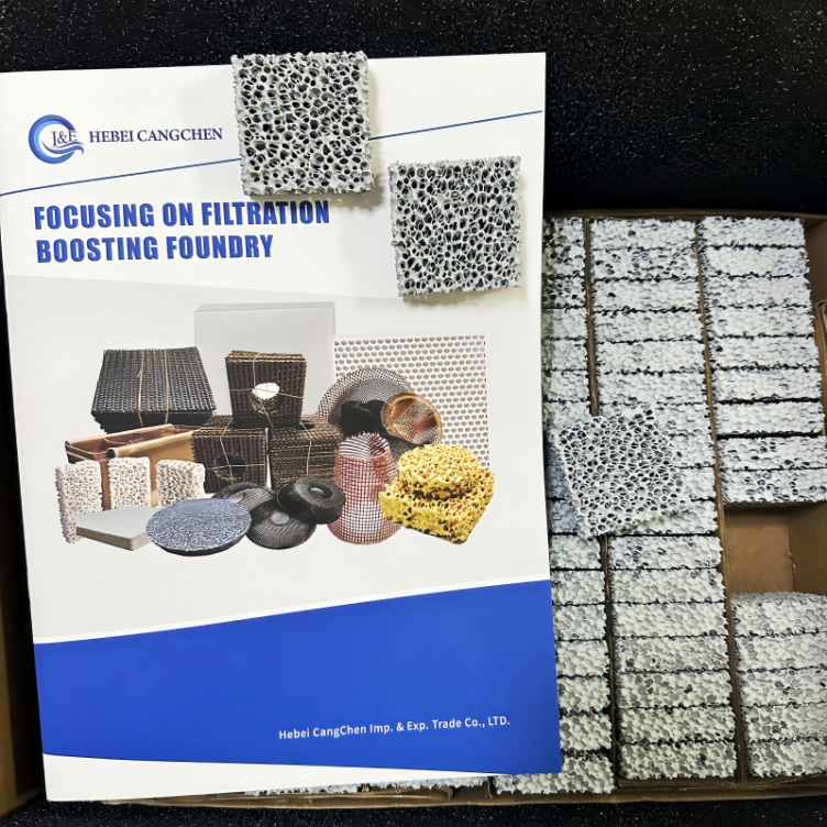 SIC (silicon carbide) ceramic foam filters for Iron casting