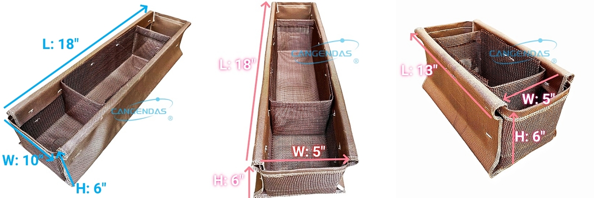 Exported Thicker Type TF Combo Bags to USA Aluminum Casting Production Company