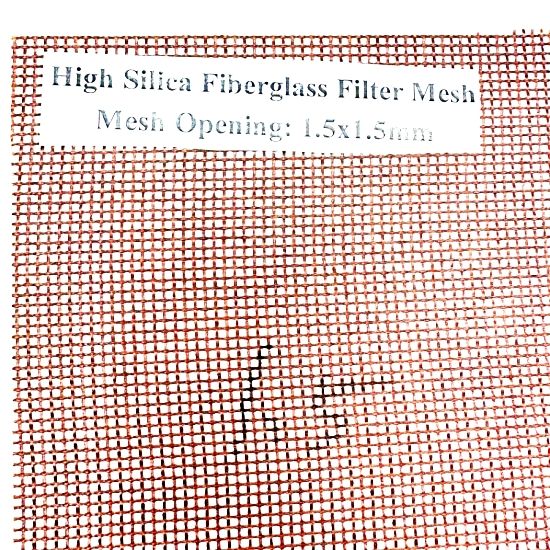 Silica Mesh Filter For Foundry Filtration