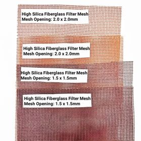 High Silica Fiberglass Fabric Filter For Steel Iron