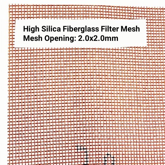 High silica fiberglass fabric filter (Thick Type)