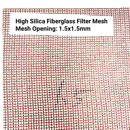 High silica fiberglass fabric filter (Thick Type)