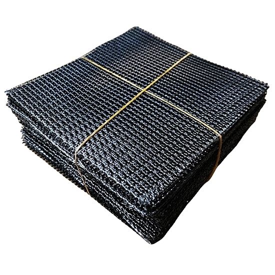 Smokeless odorless flameless Fiberglass Casting Filter Mesh For Aluminum